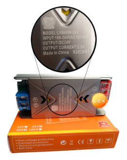 سوئیچینگ اسلیم بلک گلد 24 ولت 2025 - 60W (2.5A)